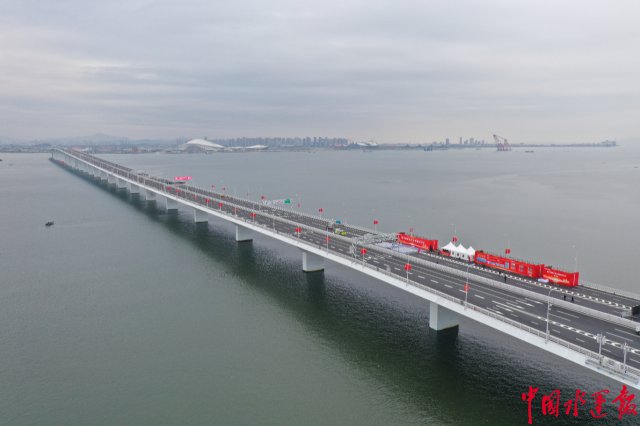 福建省首座全桥预制装配化跨海大桥建成通车