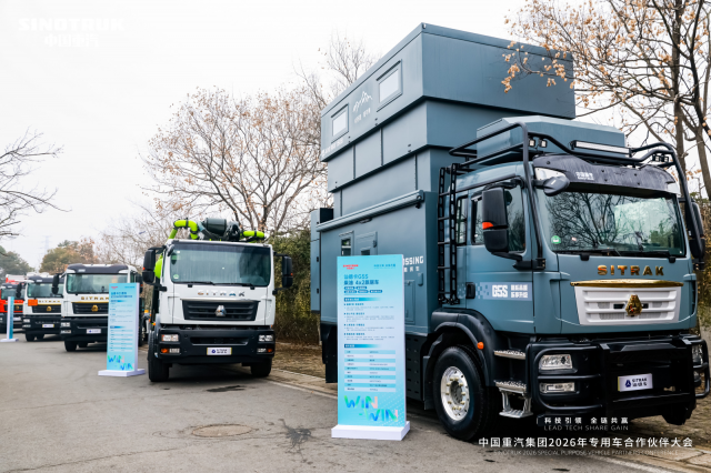 中国重汽汕德卡多项高端市场第一,成就高端专用车改装首选品牌